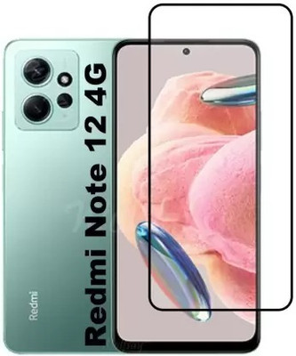 Hyper Edge To Edge Tempered Glass for Redmi Note 12 4G, REDMI Note 12 4G(Pack of 1)