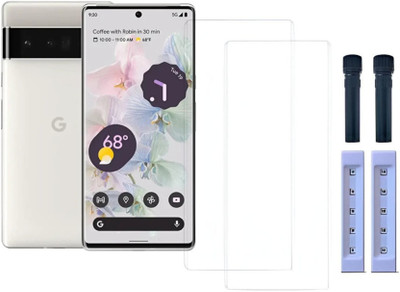 EASYBIZZ Edge To Edge Tempered Glass for Google Pixel 6 Pro(Pack of 2)