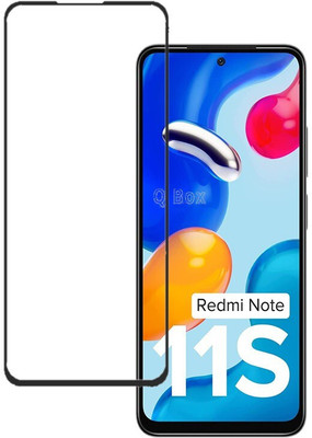Q Box Edge To Edge Tempered Glass for Redmi Note 11s(Pack of 1)