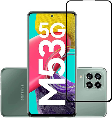1DOLLAR Edge To Edge Tempered Glass for Samsung Galaxy M53 5G / M52 / M51 / M62 / F62 / A71 -[ Full Adhesive Glass, With Installation Kit ]-11D(Pack of 2)