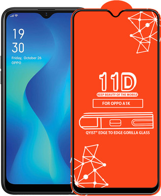 Qyist Edge To Edge Tempered Glass for Oppo A1K(Pack of 1)