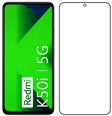 EXISITERS Edge To Edge Tempered Glass for Redmi K40, Redmi K40Pro, Redmi K40 Pro+, Redmi K40S, Redmi K50, Redmi K50i, Redmi K50 Pro(Pack of 1)