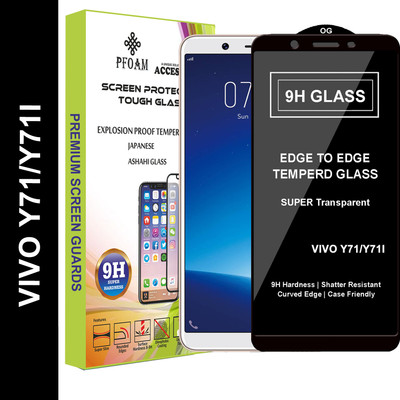 PFOAM Edge To Edge Tempered Glass for VIVO Y71I(Pack of 1)