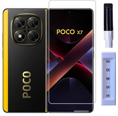 welldesign Edge To Edge Tempered Glass for POCO X7 5G(Pack of 1)