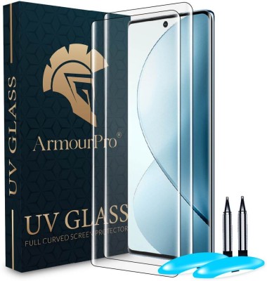 ArmourPro Edge To Edge Tempered Glass for Vivo V29 Pro 5G, Vivo V29 5G, Vivo V29e 5G, Vivo T2 Pro 5G, iQOO Z7 Pro 5G, UV Curved Screen Protector with Easy Installation Kit(Pack of 2)