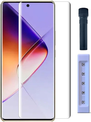 4 YARDS Edge To Edge Tempered Glass for Infinix Note 40 Pro 5G (UV)(Pack of 1)