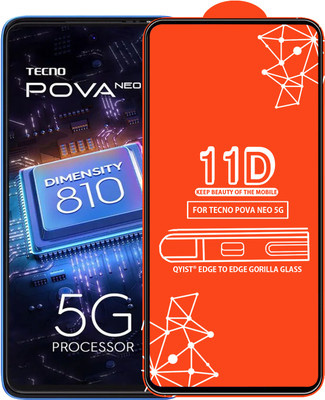 Qyist Edge To Edge Tempered Glass for Tecno Pova Neo 5G(Pack of 1)