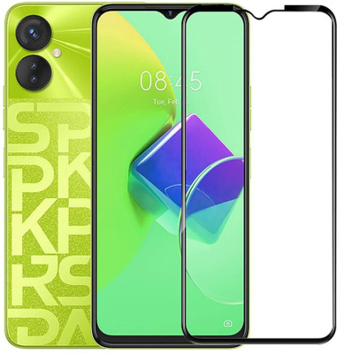 RCHJV Edge To Edge Tempered Glass for Tecno Spark 9 Pro(Pack of 1)