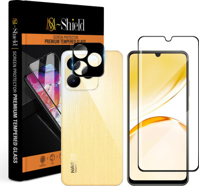 MS-Shield Edge To Edge Tempered Glass for Realme Narzo N53, With Camera Lens Protector(Pack of 1)