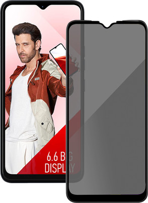 HUPSHY Edge To Edge Tempered Glass for itel A60(Pack of 1)