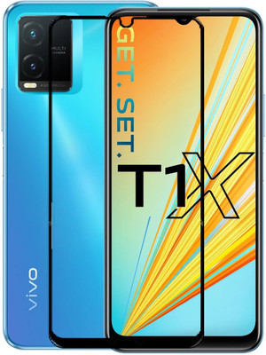 AB PRIME Edge To Edge Tempered Glass for vivo T1X, VIVO T1X(Pack of 1)