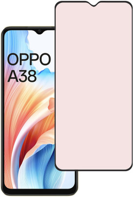 SPRITZEN Edge To Edge Tempered Glass for Oppo A38, Matt Glass(Pack of 1)
