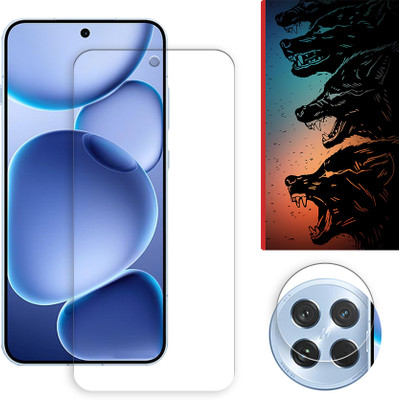 SOMTONE Edge To Edge Tempered Glass for Oppo Find X8s 5G Tempered Glass Screen Protector | Anti-Scratch | Edge to Edge Full Coverage | 9H Hardness ( 1 FRONT SCREEN GUARD + 1 CAMERA LENS PROTECTOR + 1 FREE BACK EMBOSSED SKIN061 )(Pack of 1)