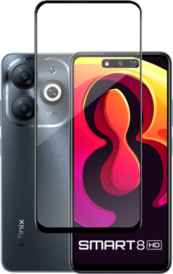 KWINE CASE Edge To Edge Tempered Glass for Infinix SMART 8 HD(Pack of 1)
