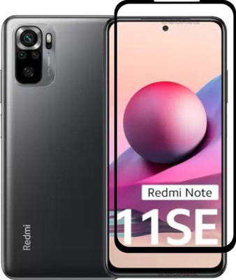 DSCASE Edge To Edge Tempered Glass for REDMI Note 11 SE, xiaomi Note 11 SE, MI Note 11 SE(Pack of 1)