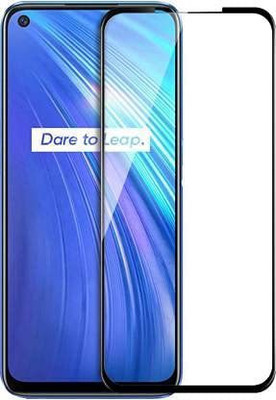 royal eshop 15 Edge To Edge Tempered Glass for realme 6(Pack of 1)
