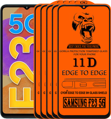 CYOR Edge To Edge Tempered Glass for SAMSUNG F23 5G(Pack of 5)