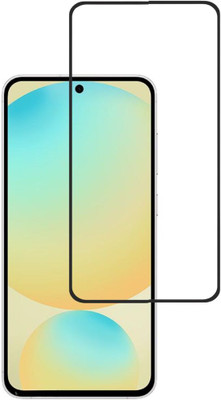 ISAAK Edge To Edge Tempered Glass for Samsung Galaxy S24 FE, Edge to Edge, Full Glue Tempered Glass(Pack of 1)