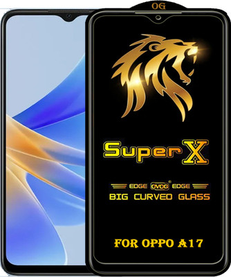 PFOAM Edge To Edge Tempered Glass for OPPO A17(Pack of 1)
