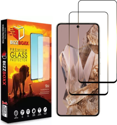 BizzBoxx Edge To Edge Tempered Glass for Google Pixel 8 Pro, Pixel 8 Pro, Pixel8 Pro, Google 8Pro(Pack of 2)