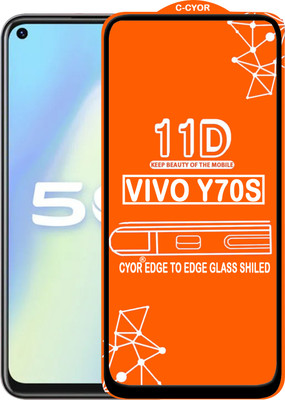 CYOR Edge To Edge Tempered Glass for VIVO Y70S(Pack of 1)