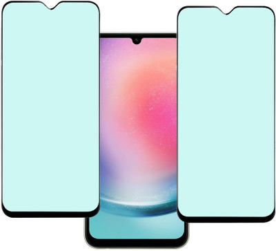 VAYUVAULT Edge To Edge Tempered Glass for Realme C35, C20A, C33 2023(Pack of 2)