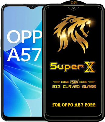 PFOAM Edge To Edge Tempered Glass for OPPO A57 2022(Pack of 1)