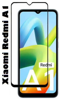 welldesign Edge To Edge Tempered Glass for Redmi A1 2022, Mi A1(Pack of 1)