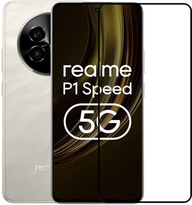 NKCASE Edge To Edge Tempered Glass for Realme P1 Speed(Pack of 1)