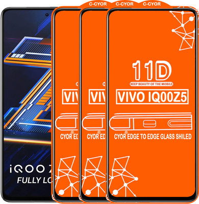 CYOR Edge To Edge Tempered Glass for VIVO IQ00Z5(Pack of 3)