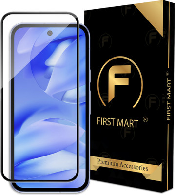 FIRST MART Edge To Edge Tempered Glass for Google Pixel 9A 5G, Google Pixel 9A, Pixel 9A 5G(Pack of 1)