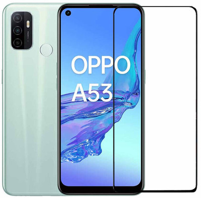 Expromium Edge To Edge Tempered Glass for Oppo A53(Pack of 1)