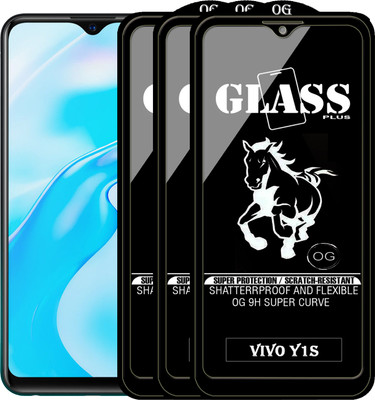 PFOAM Edge To Edge Tempered Glass for VIVO Y1S(Pack of 3)