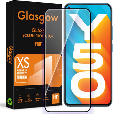 Glasgow Edge To Edge Tempered Glass for Vivo Y30, Vivo Y50(Pack of 1)