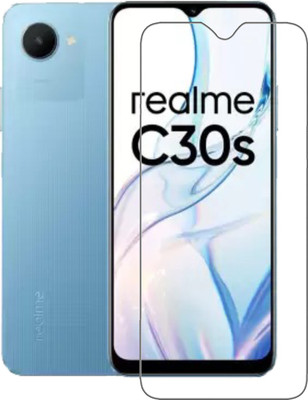 BRENZZ Tempered Glass Guard for realme C30s(Pack of 1)