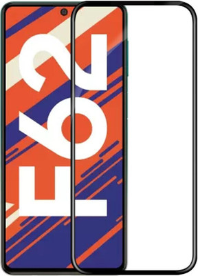 SRT Edge To Edge Tempered Glass for Samsung Galaxy F62(Pack of 1)
