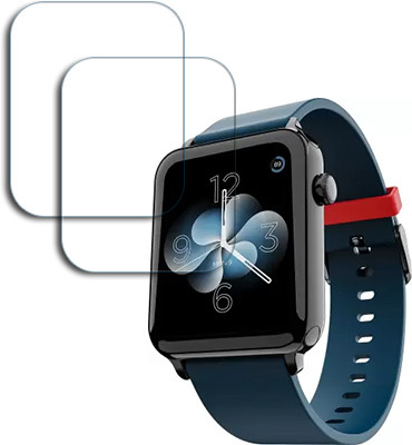 SOMTONE Edge To Edge Tempered Glass for DEFY Space Pro Smartwatch with 1.69 inch SCREEN GUARD(Pack of 2)