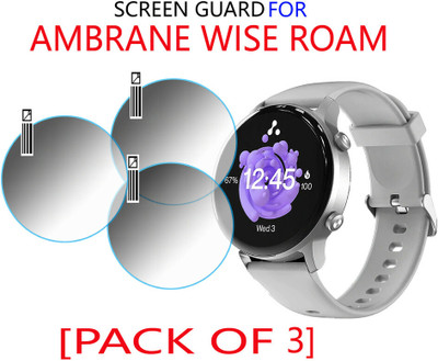 YCHROZE Edge To Edge Tempered Glass for AMBRANE WISE ROAM(Pack of 3)