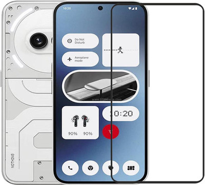INFINITYWORLD Edge To Edge Tempered Glass for Nothing Phone (2a) 5G, Nothing phone 2a(Pack of 1)