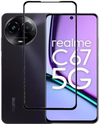ISAAK Edge To Edge Tempered Glass for Realme C67 5G, Edge to Edge, 11D Tempered Glass(Pack of 1)