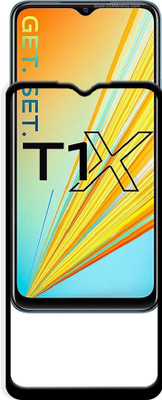 HUPSHY Edge To Edge Tempered Glass for vivo T1X(Pack of 1)