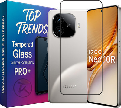 TopTrends Edge To Edge Tempered Glass for iQOO Neo 10R, 5G with Easy Self Installation Kit(Pack of 1)