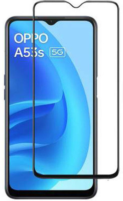 SM Styles Edge To Edge Tempered Glass for Oppo A53s 5G(Pack of 1)