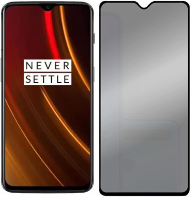 SPRITZEN Edge To Edge Tempered Glass for OnePlus 6T, OnePlus 6T, OnePlus 7, Privacy Glass(Pack of 1)