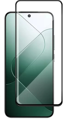 VISHRN CASES Edge To Edge Tempered Glass for Xiaomi 14(Pack of 1)