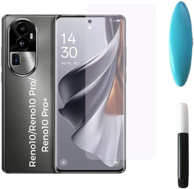 DMJHP Edge To Edge Tempered Glass for Oppo Reno 10 Pro 5G(Pack of 1)
