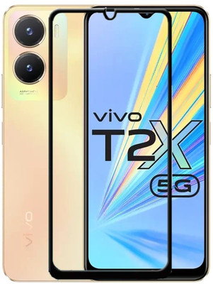 AB PRIME Edge To Edge Tempered Glass for vivo T2x 5G, vivo T2x 5G(Pack of 1)