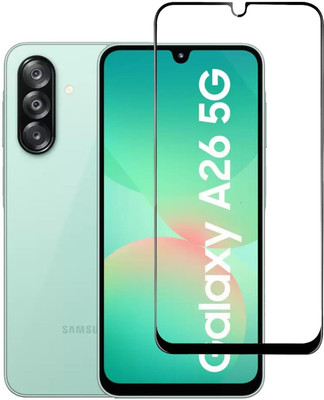 ASVALBUY Edge To Edge Tempered Glass for SAMSUNG Galaxy A26 5G(Pack of 1)