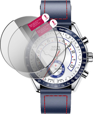 HIDEOUS Edge To Edge Tempered Glass for fire boltt moonwatch(Pack of 2)