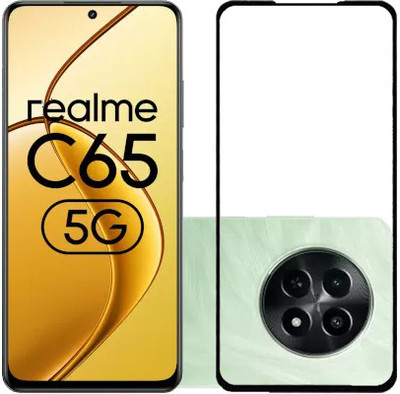 HOBBYTRONICS Edge To Edge Tempered Glass for realme C65 5G, realme C65, Realme C65 5G, Realme C65, REALME C65 5G, REALME C65(Pack of 1)